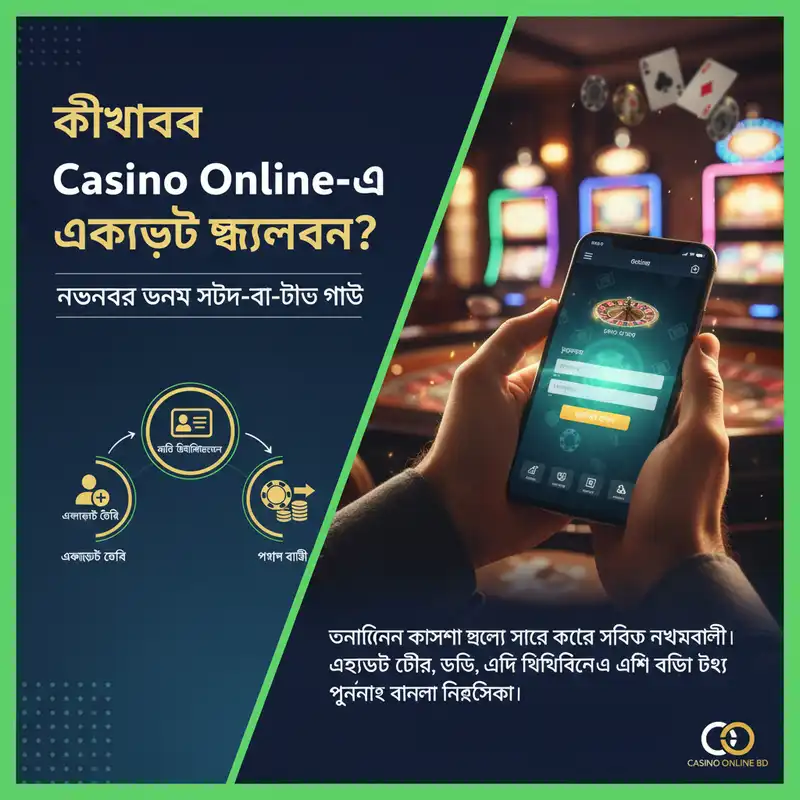 কীভাবে Casino Online-এ একাউন্ট খুলবেন তার বিস্তারিত গাইড